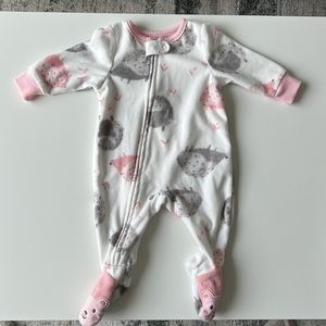 3/$15 Carter’s fleece foootie